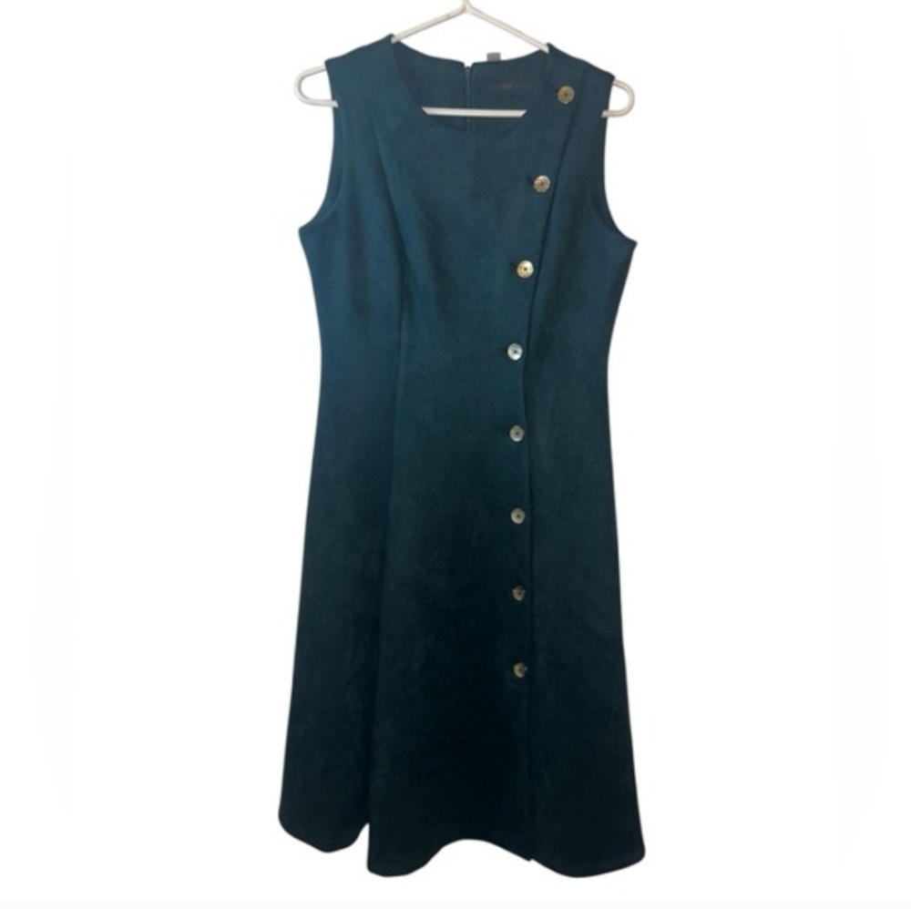Calvin Klein Forest Green Sleeveless Midi Dress